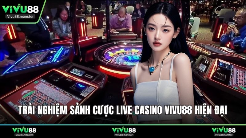 Trải nghiệm sảnh cược Live Casino Vivu88 hiện đại